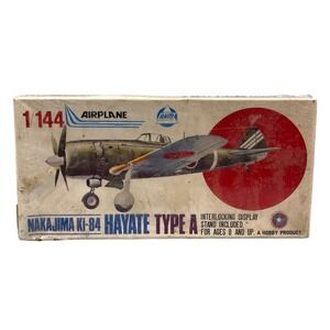 AHM 1/144 Model Kit Nakajima Ki-84 Hayate Frank WWII Fighter Japan‎ VTG Sealed